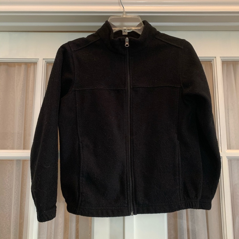 Bass Pro Shops Black fleece zip up jacket  Size L